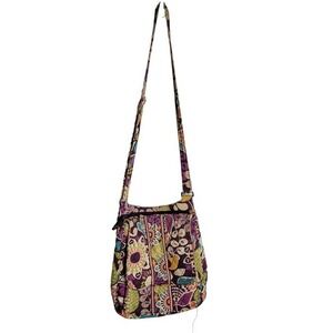 Vera Bradley‎ Cross Body Mailbag-Plum Crazy